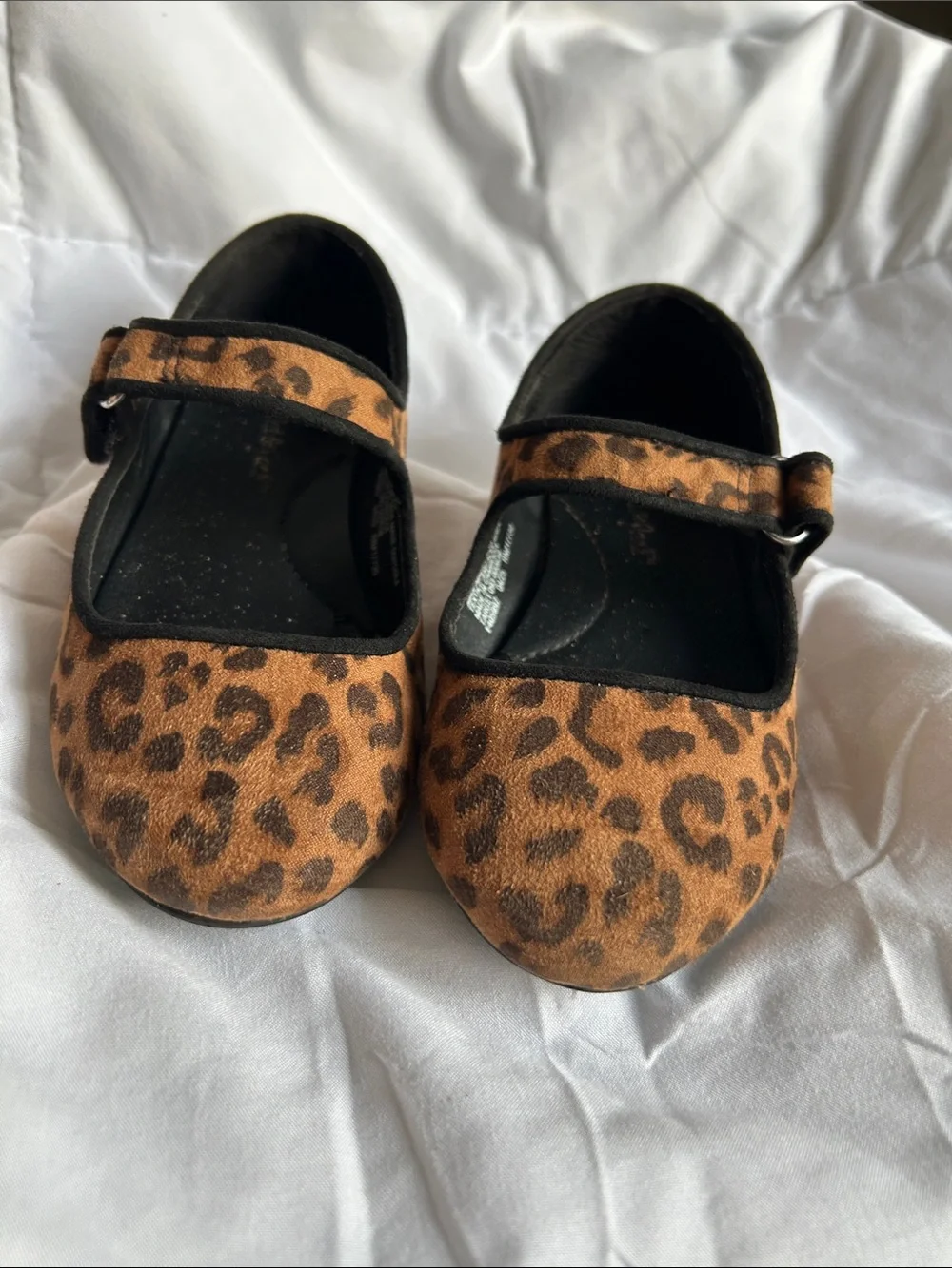 Cat & Jack Leopard Print Mary Jane Shoes - Brown